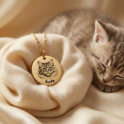 Custom Engraved Pet Necklace